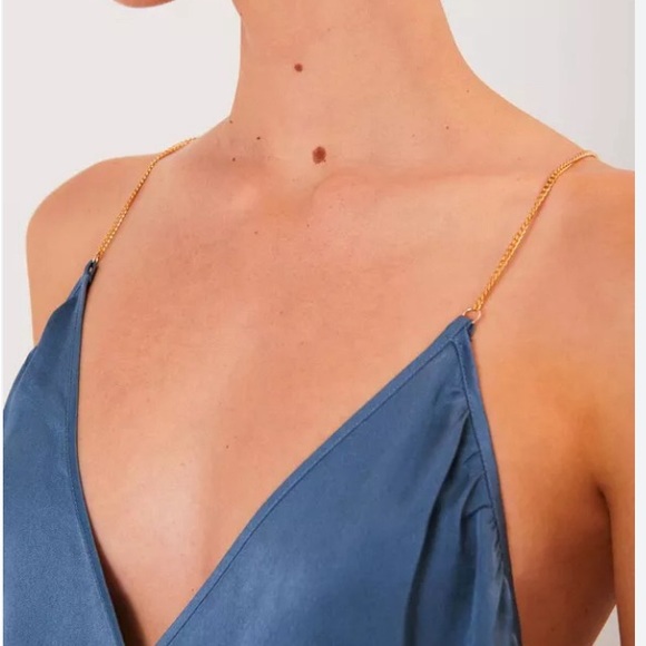 BA&SH Chain Strap Satin Cami and Candice Skirt - Picture 4 of 11